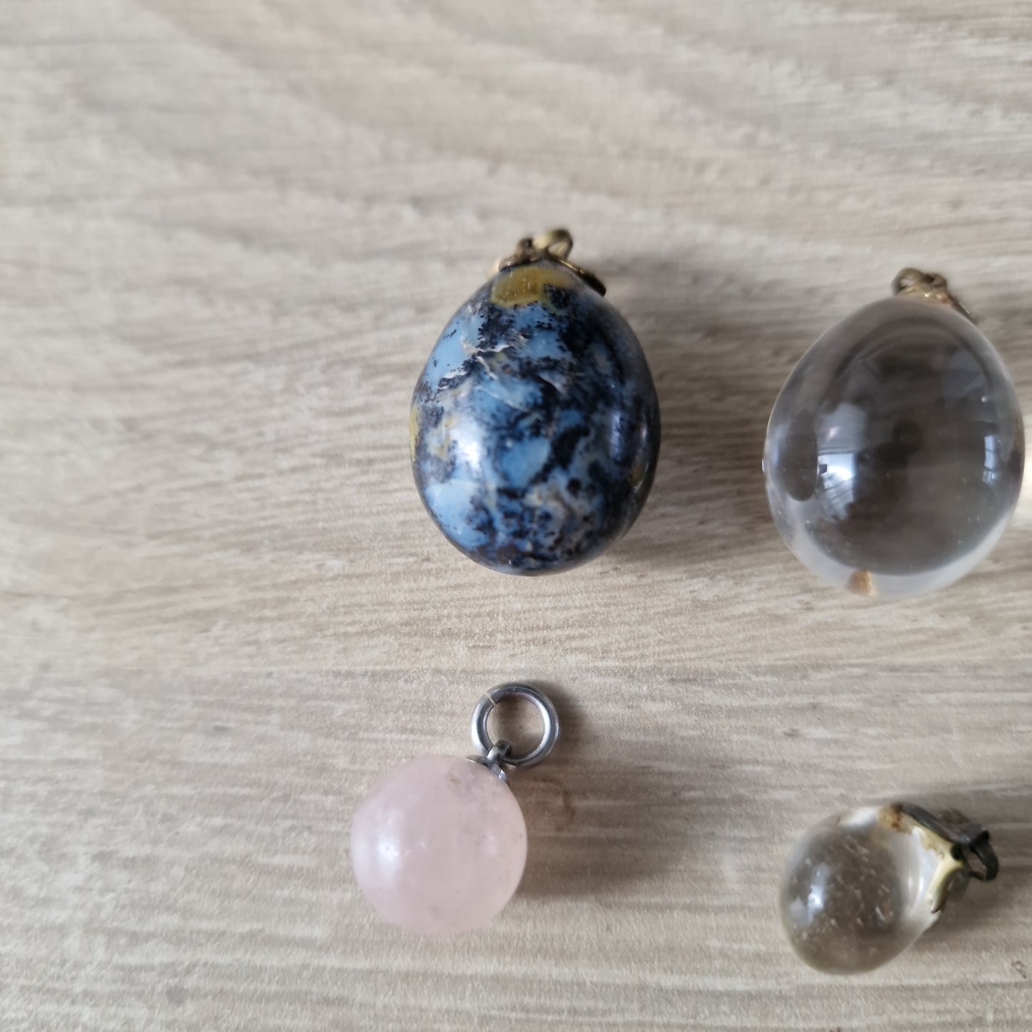 6 gemstone pendants 1