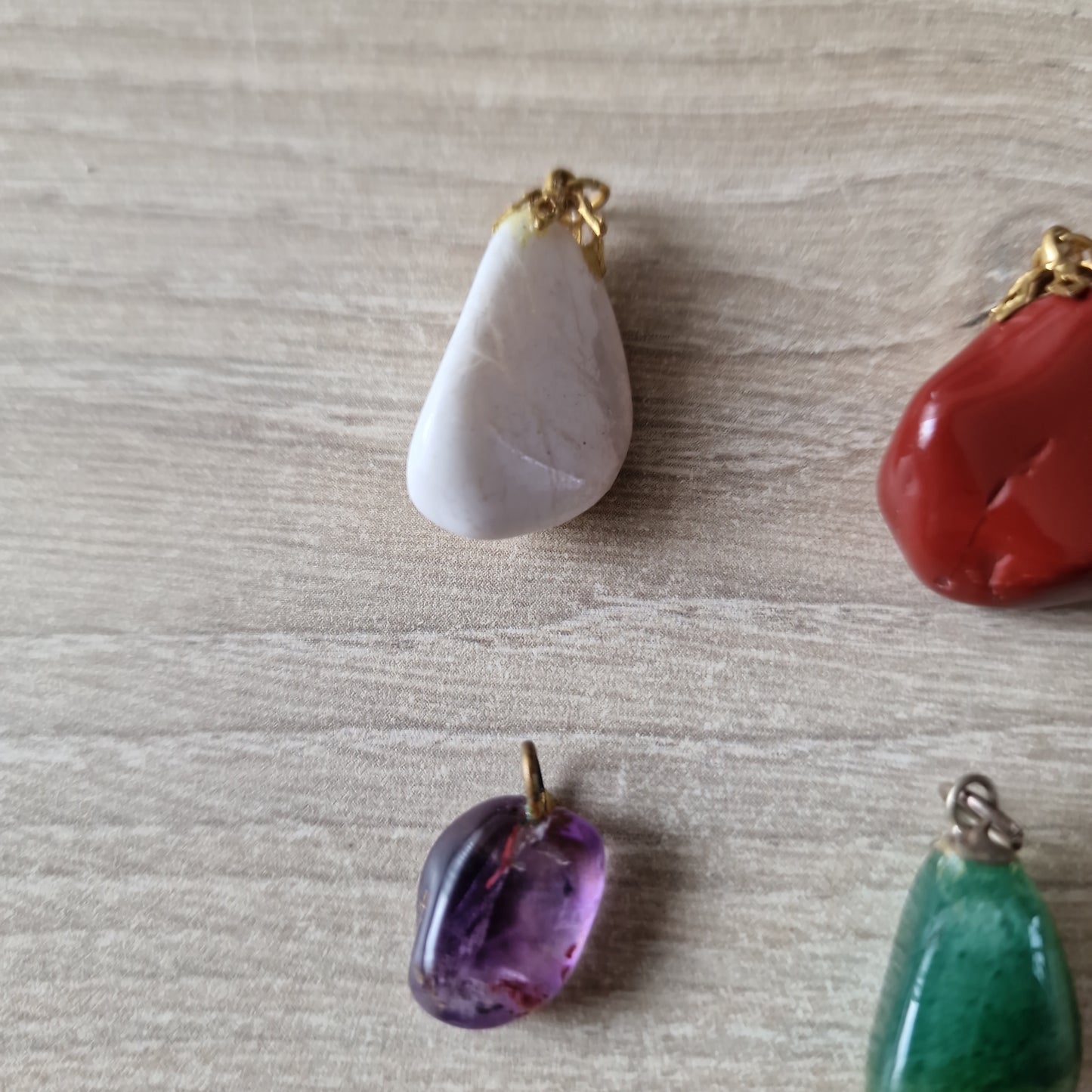 6 gemstone pendants 5