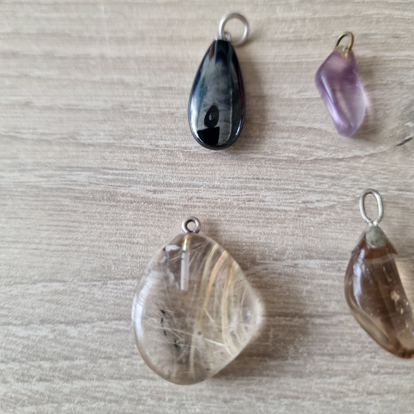 6 gemstone pendants 6