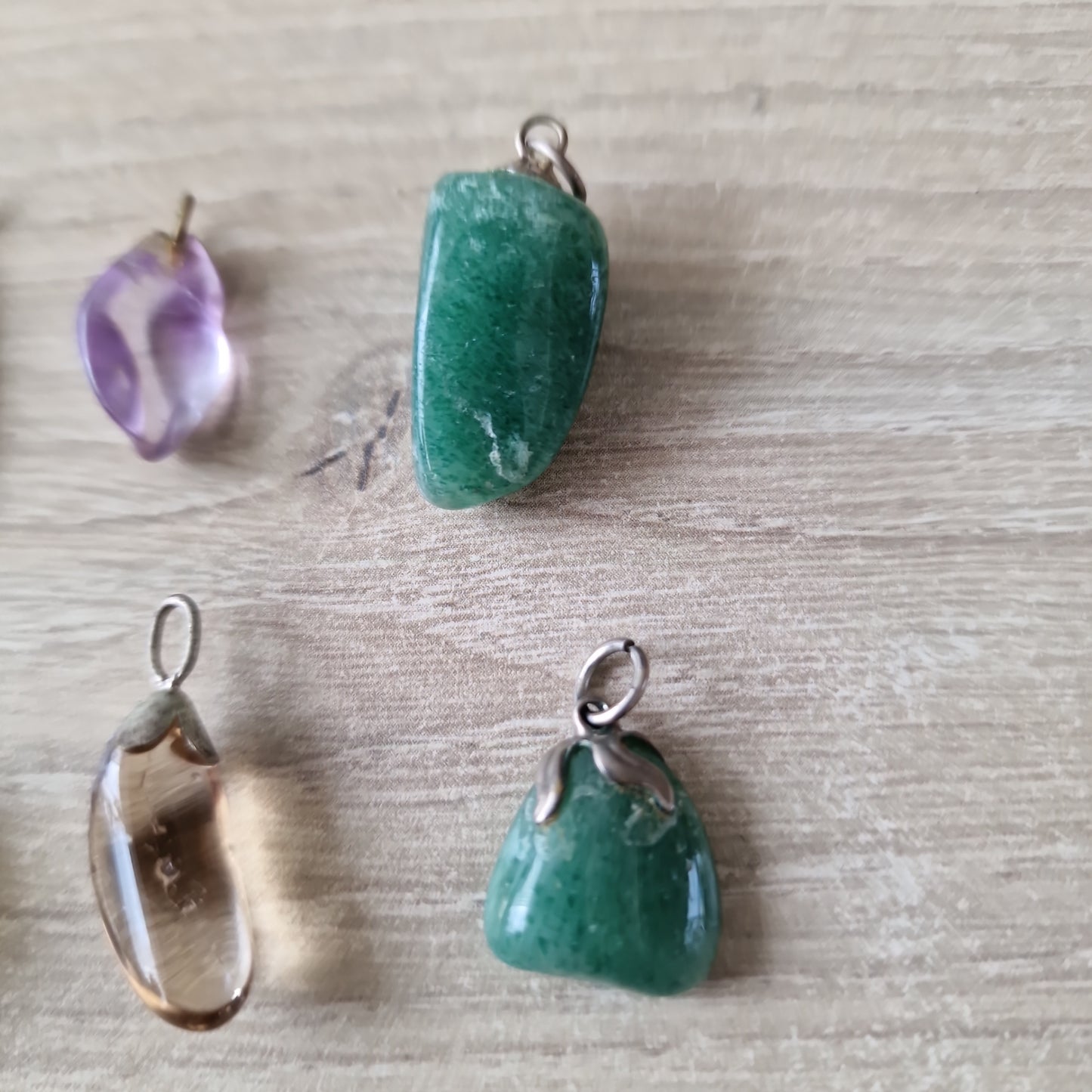 6 gemstone pendants 6