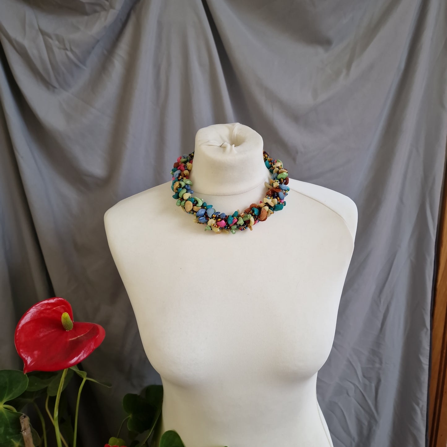 Colored necklace