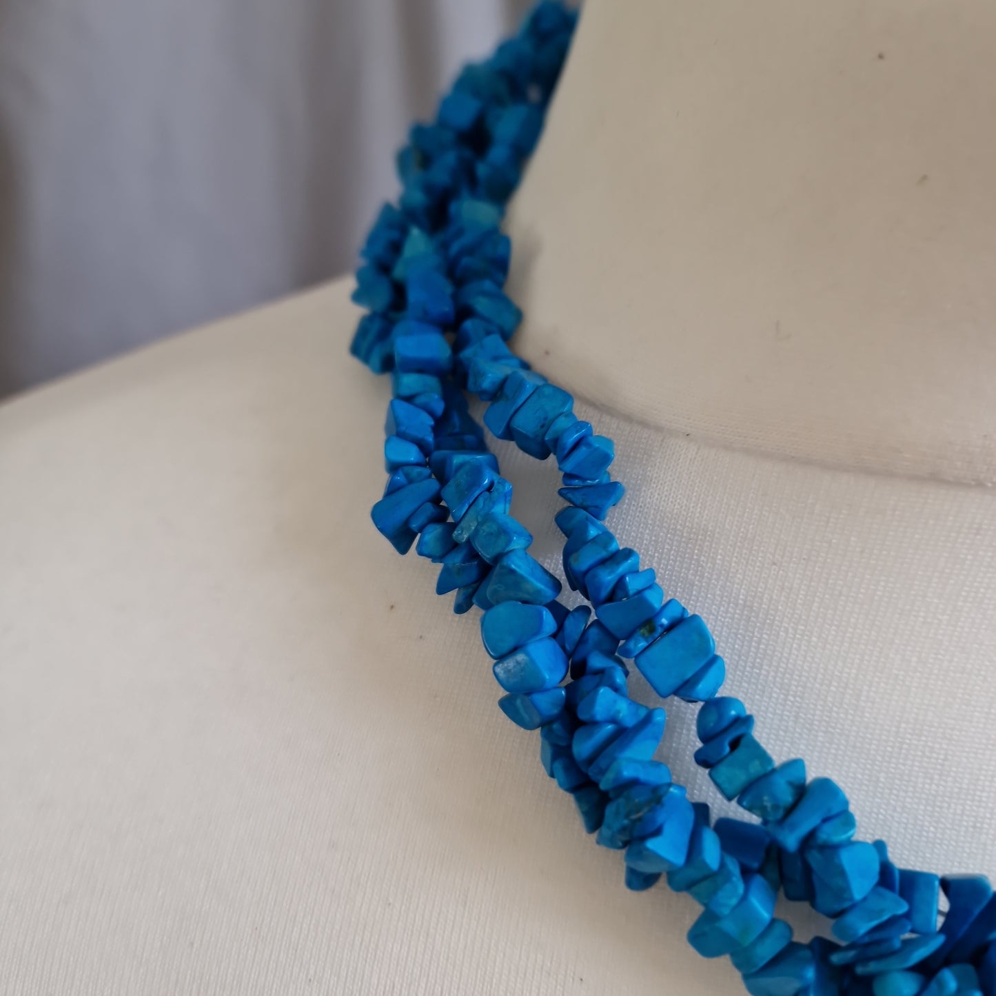 Turquoise 3 row necklace