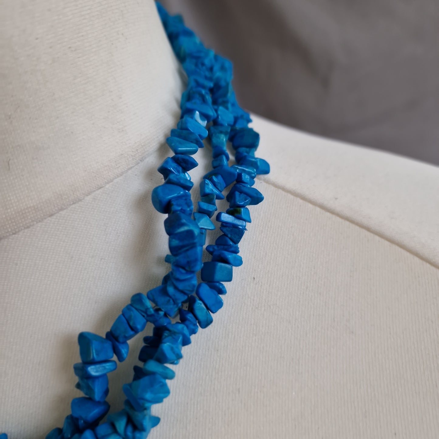 Turquoise 3 row necklace