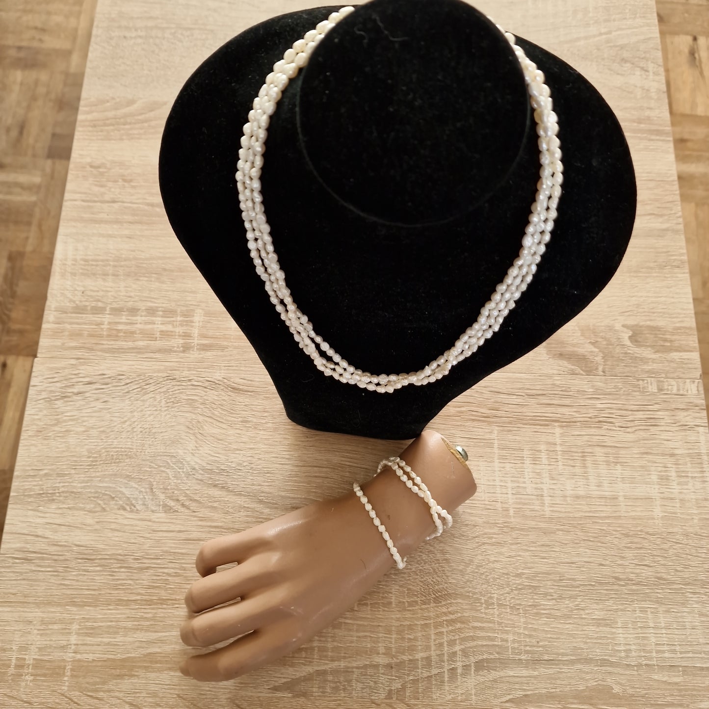 Parel set armband en ketting