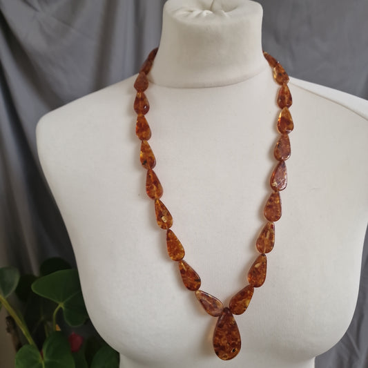 Amber lange ketting