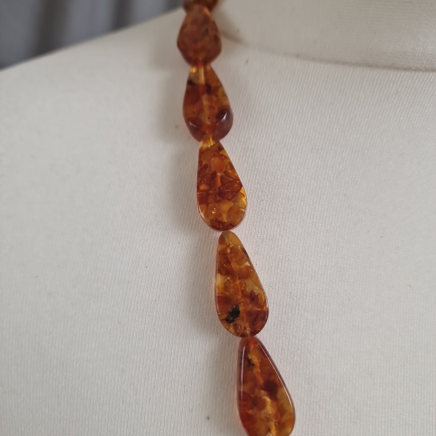 Amber lange ketting