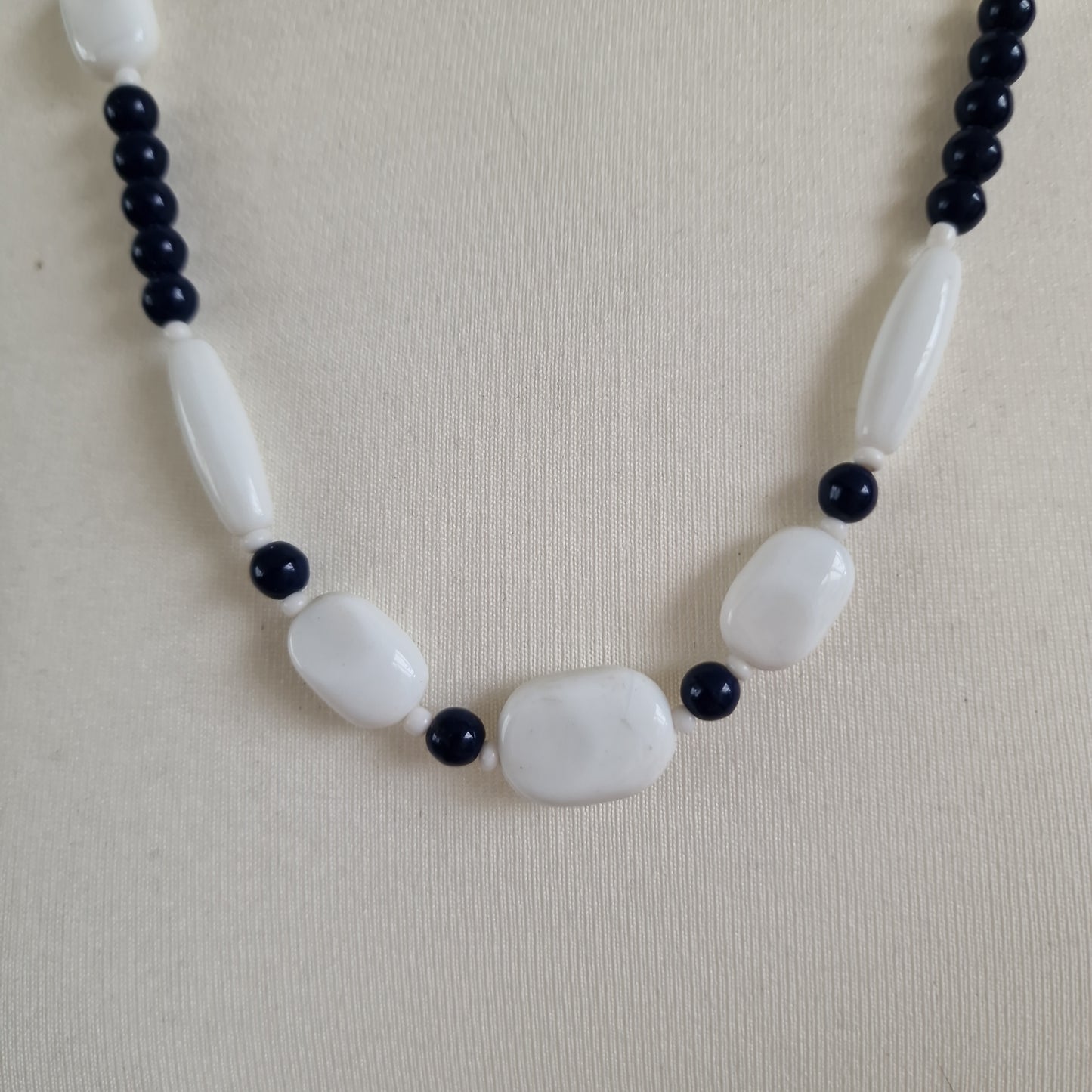 Blauw/ witte ketting