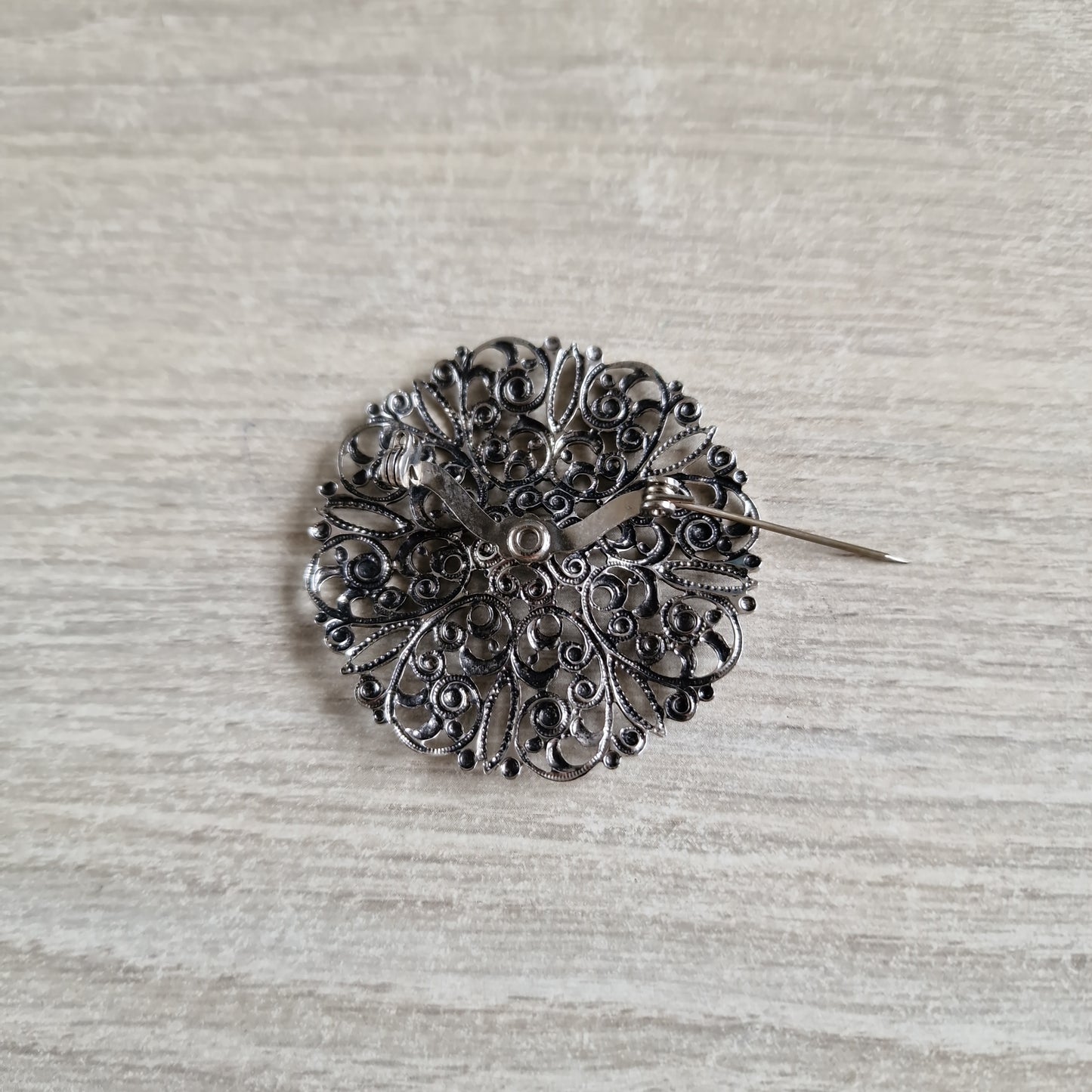 Ronde bloem broches